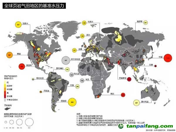 專家報告|全球大部分頁巖氣遠景區(qū)與水資源風險高發(fā)地區(qū)重疊